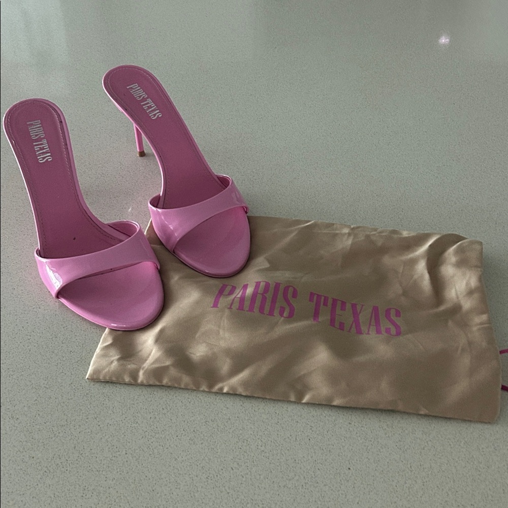 Paris Texas Pink Mules